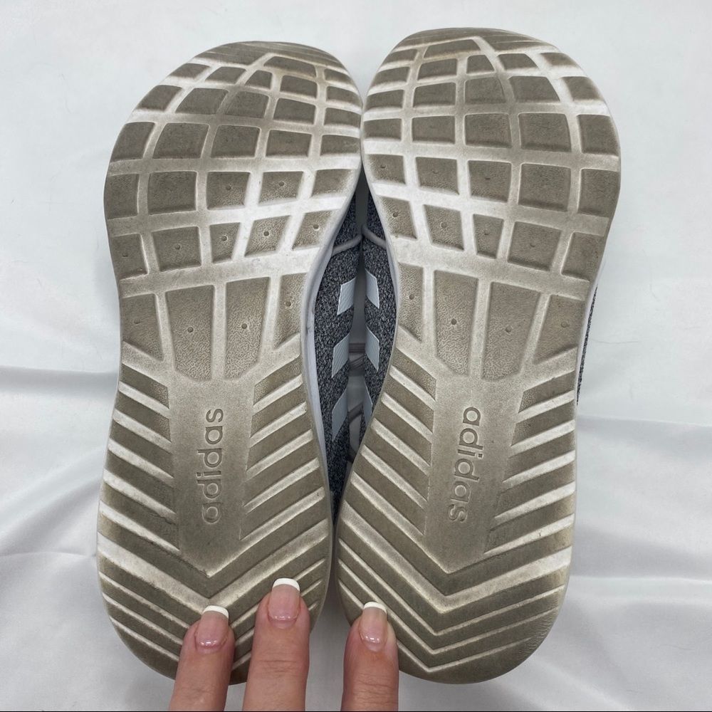 Adidas Gray Cloudfoam Lace Up Sneakers Size 8.5 - Picture 9 of 9